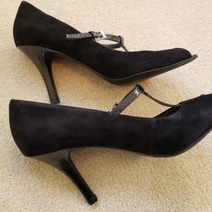 Franco Sarto Peekaboo Toe Shoes